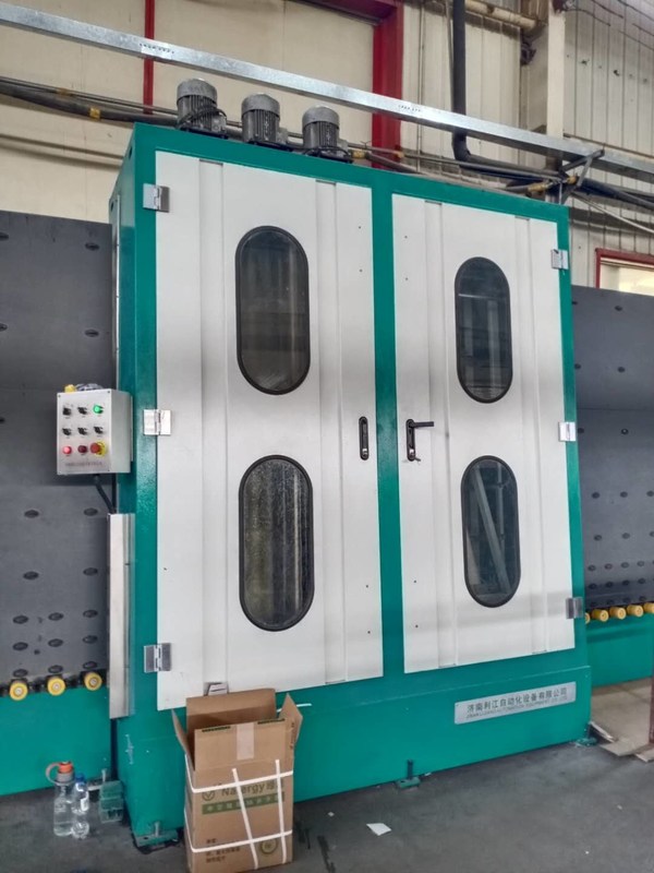 絶縁ガラスのための自動垂直そして横の洗濯機および密封剤広がり機械