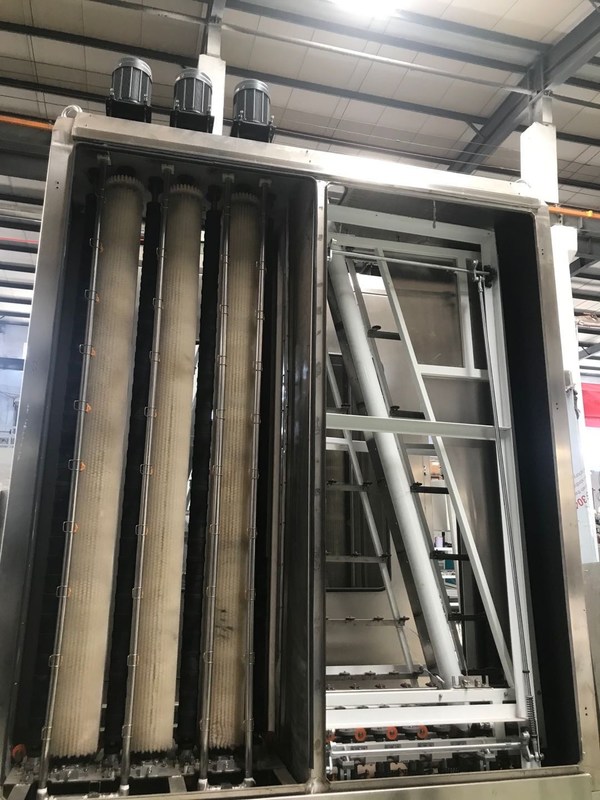 大型のガラス垂直低いEガラス洗濯機自動2-10m/min